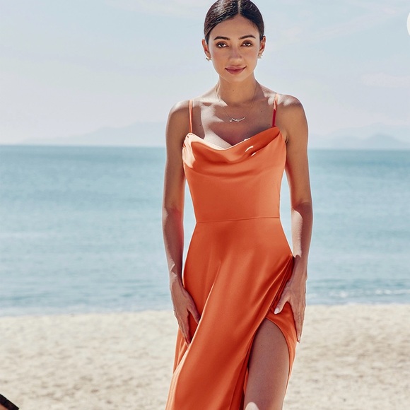 Stacees Elegant Strapless Rust Dress Size 6 NWT - Picture 1 of 11